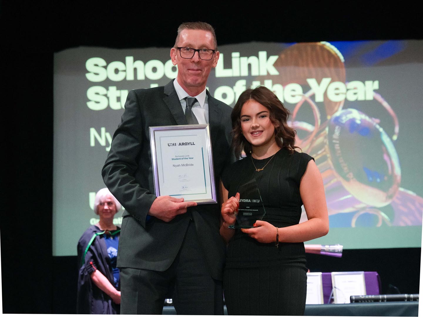 Nyah McBride with Joe Wright