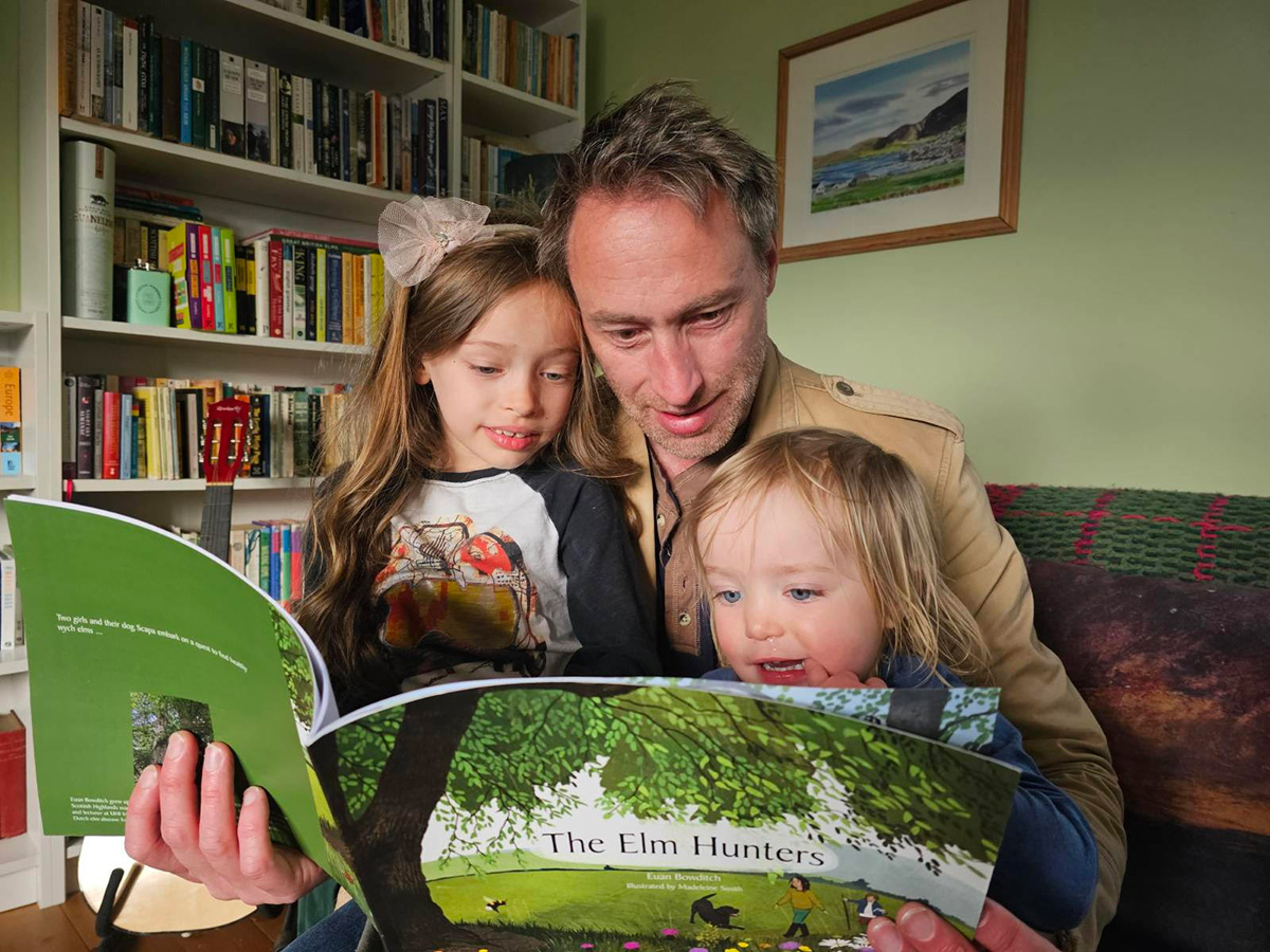 UHI Inverness lecturer launches children’s book as part of study to conserve elm trees