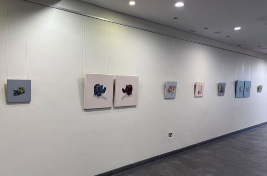 Three artists, three exhibitions, one month