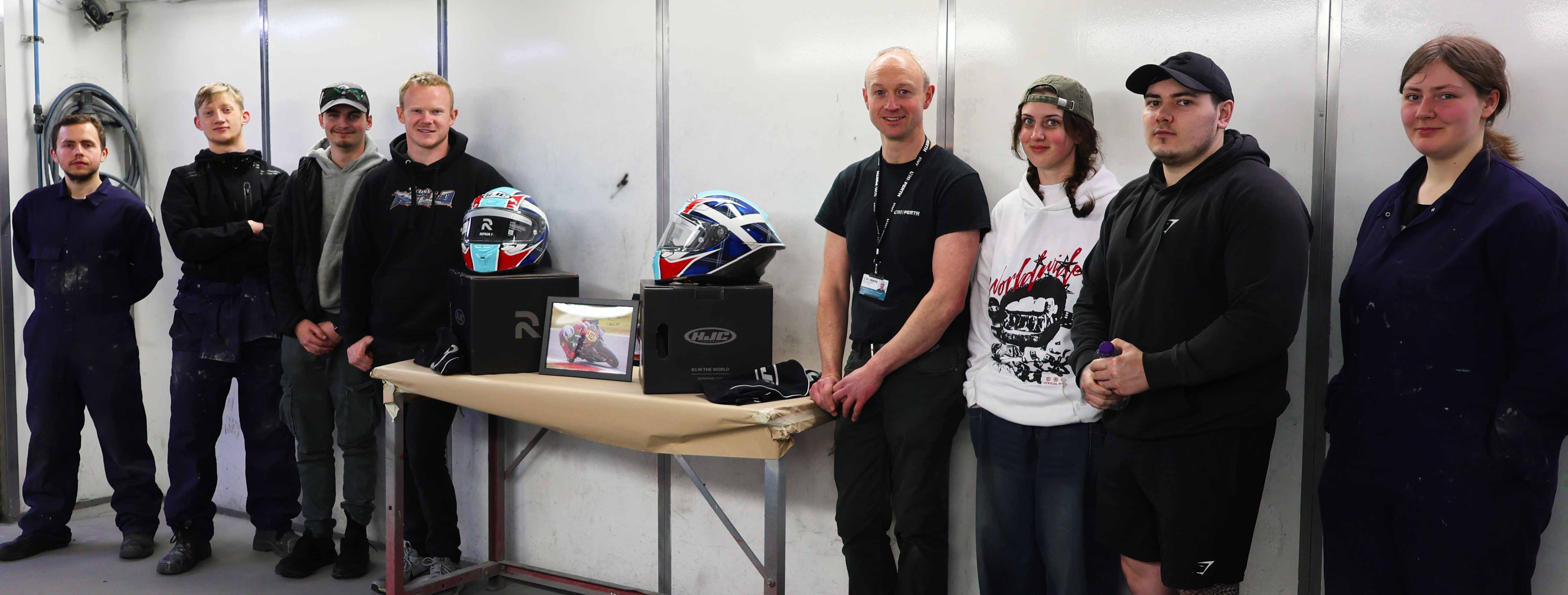 Motor Vehicle and Body Repair Department Welcomes British Superbike Championship Rider