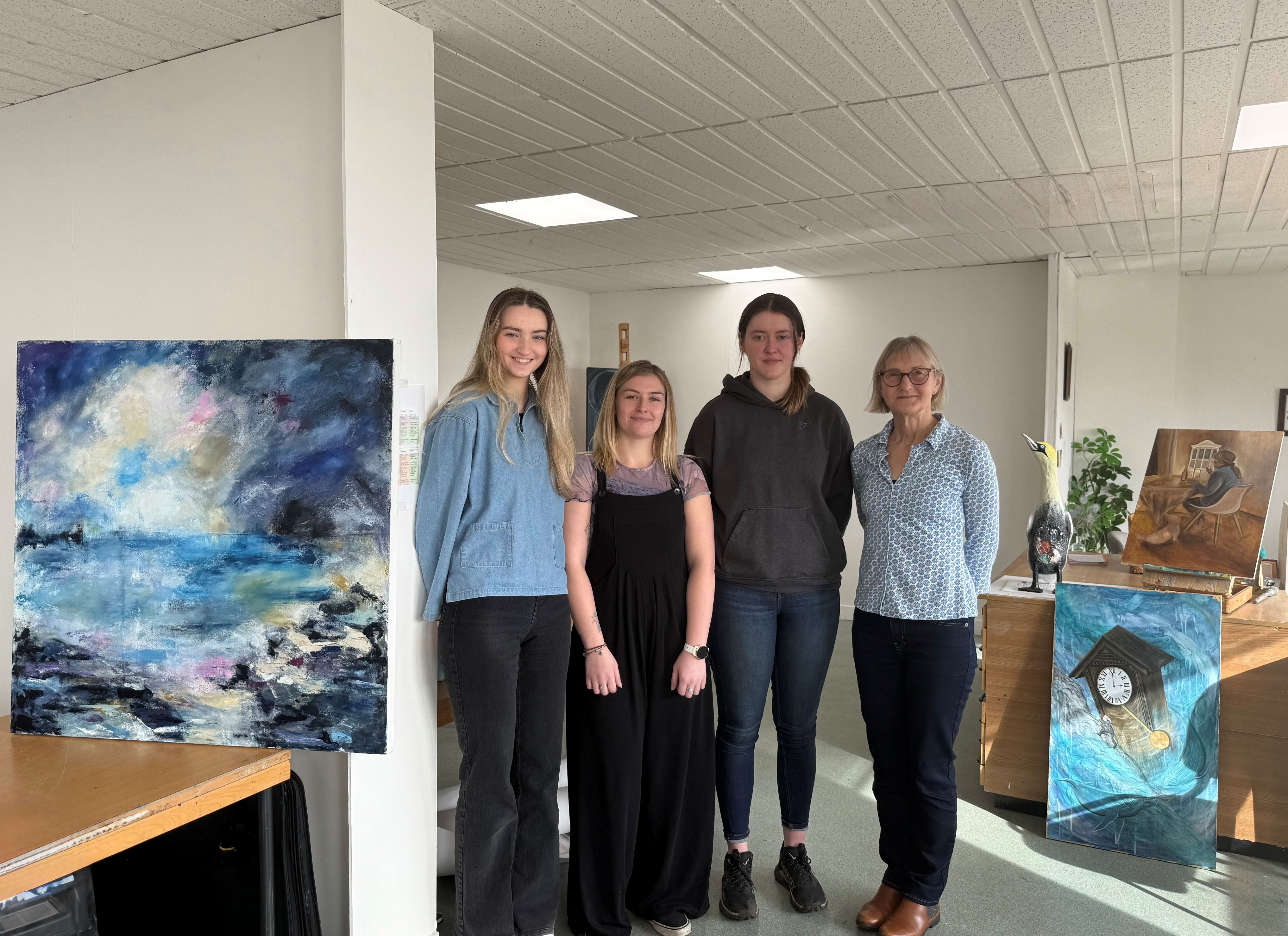 Fine art students at UHI Shetland open their studio to the public