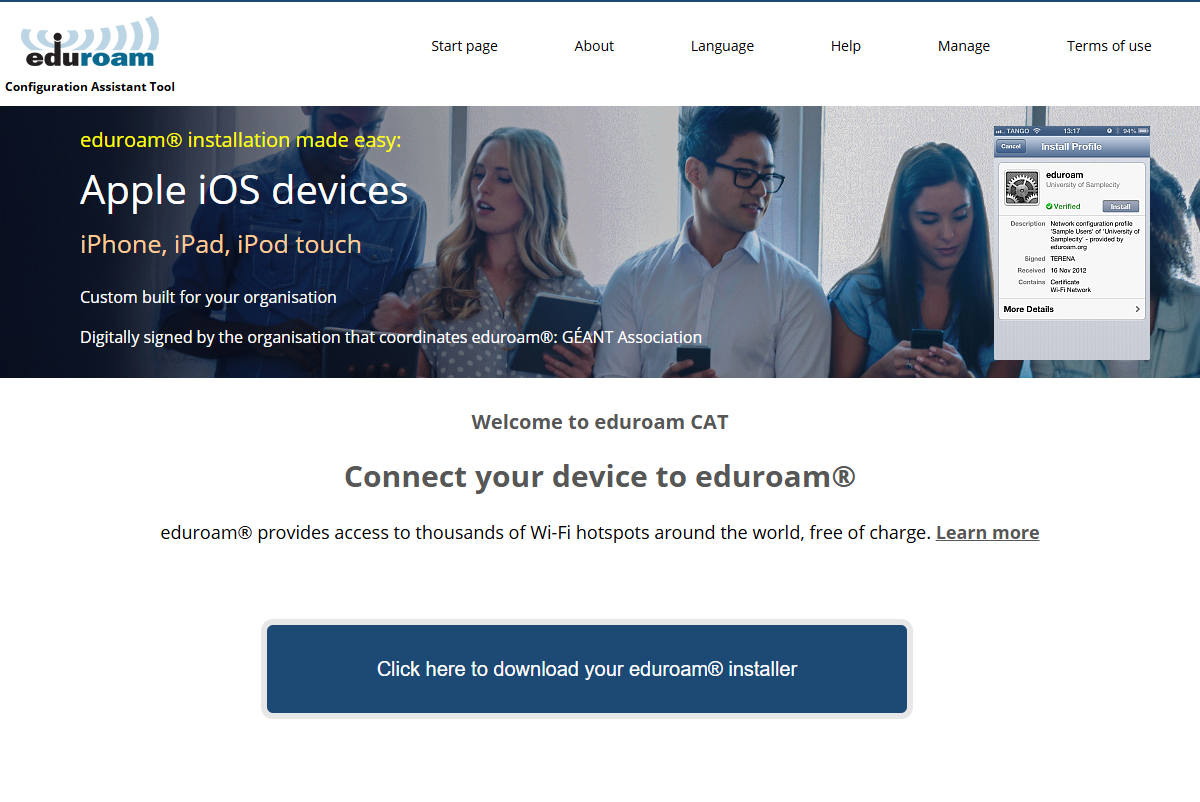 EduroamCAT download