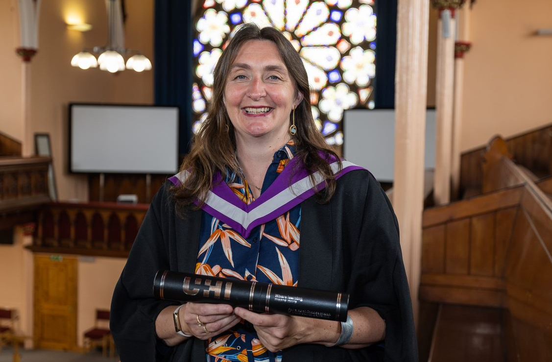 Catherine in the church