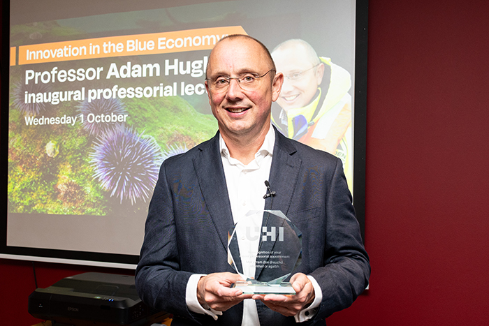 Professor Adam Hughes’ inaugural lecture highlights neurodiversity and resilience in academic success