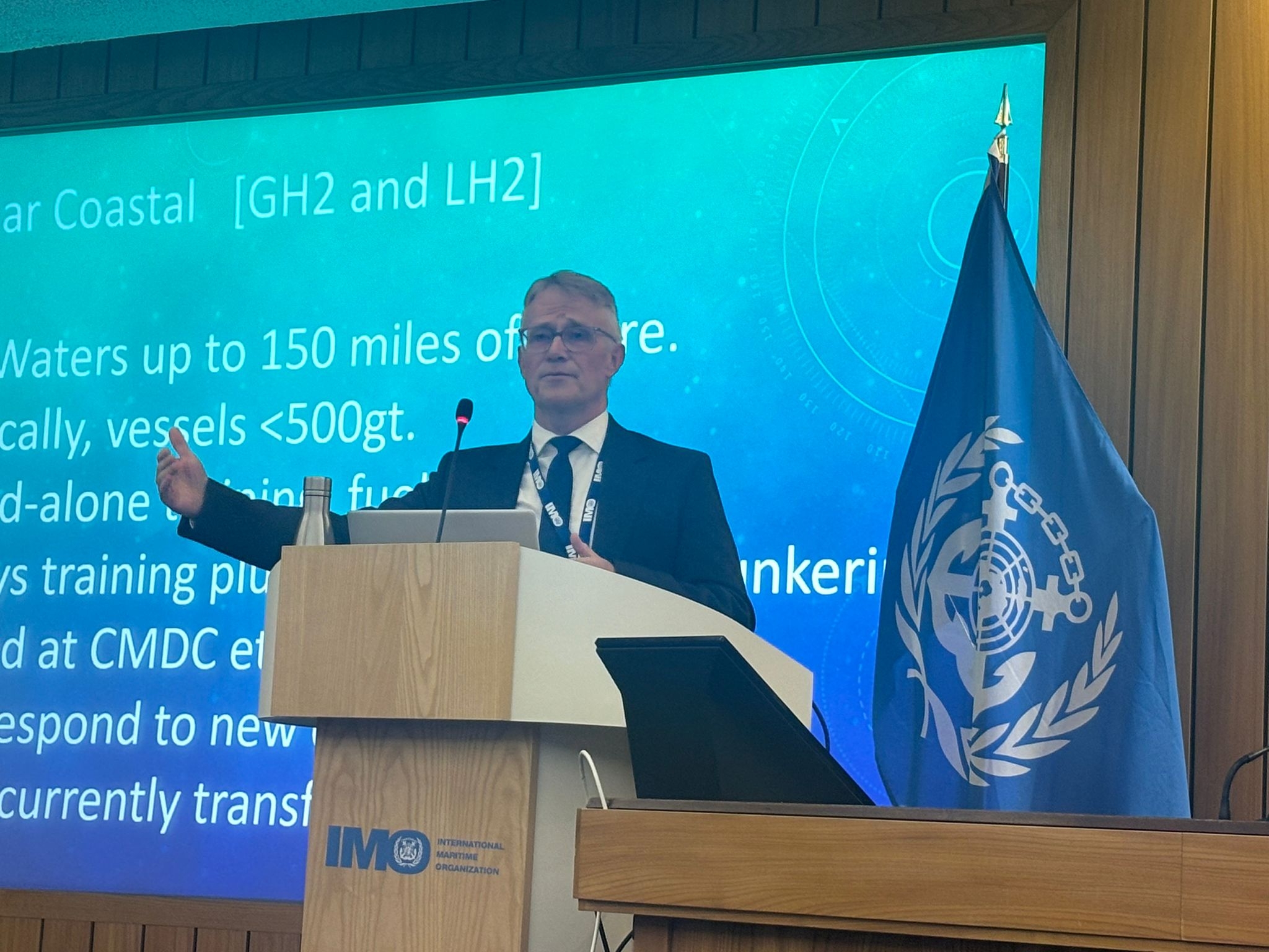 UHI Orkney presents hydrogen shipping expertise on the world stage at the United Nations