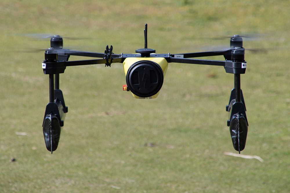 A drone in flight