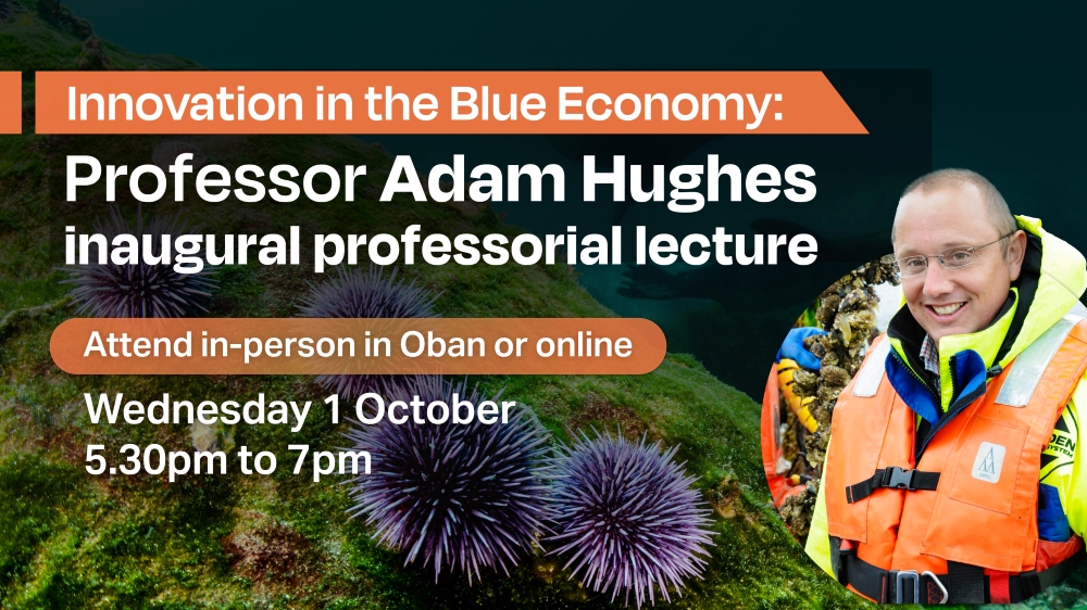 Dr Adam Hughes of SAMS awarded UHI professorship 