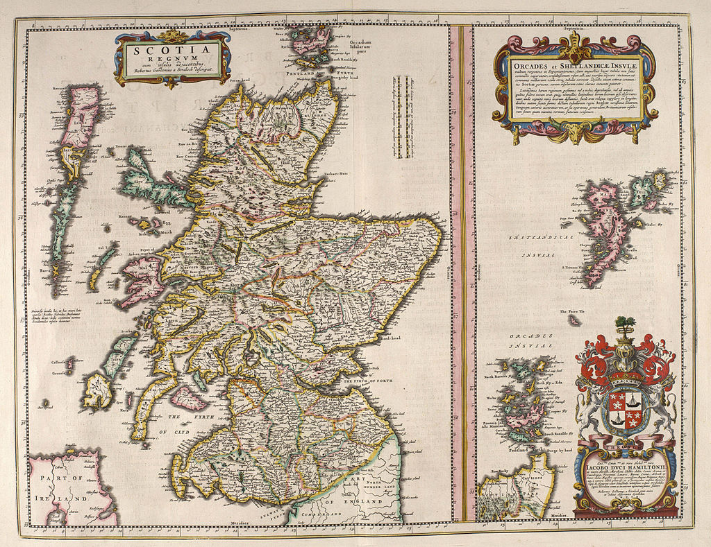 An image showing the Blaeu Atlas of Scotland An image showing the Blaeu Atlas of Scotland