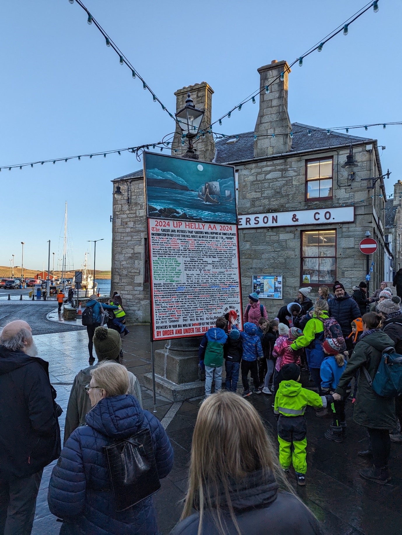 The 2024 Lerwick UpHellyAa Bill Photo Credit Dr A Lind