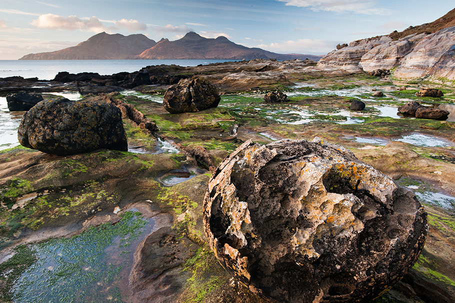 Rocky Shore and Mountains Rocky Shore and Mountains