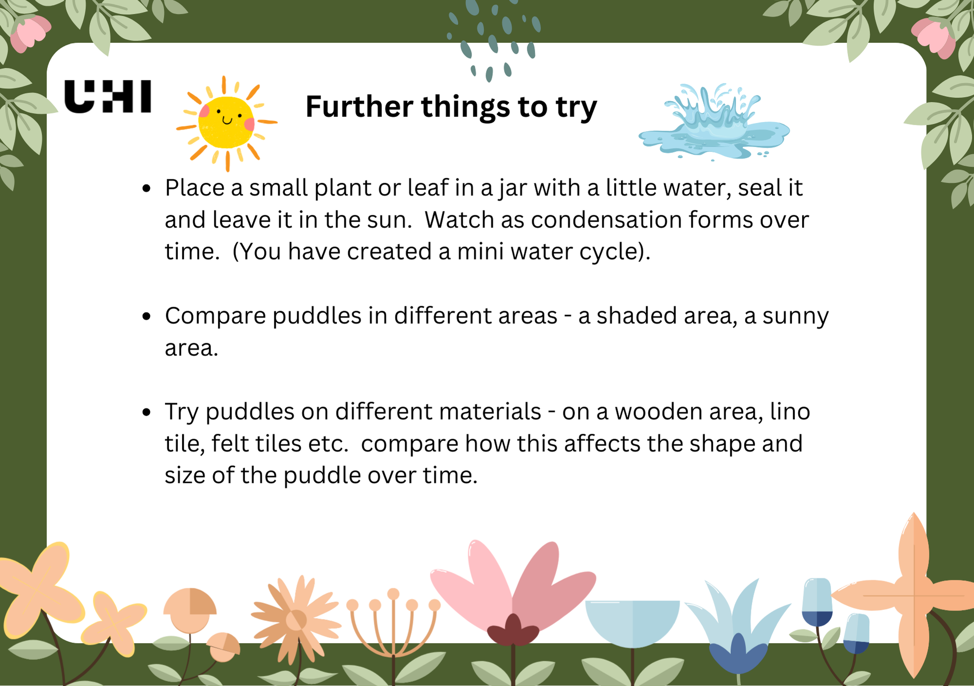 Maths Week Scotland 2025 activity - Forces - Sunshine further activity