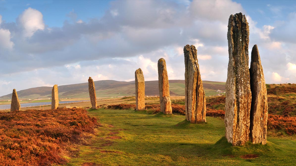 The Ring of Brodgar, part of the Heart of Neolithic Orkney UNESCO World Heritage Site The Ring of Brodgar, part of the Heart of Neolithic Orkney UNESCO World Heritage Site