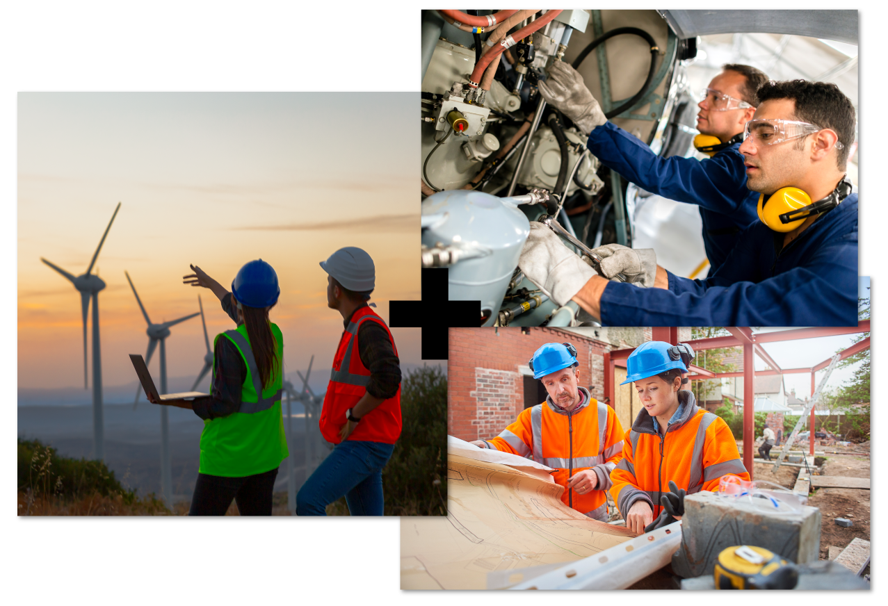 Collage of 3 | sustainable engineering | aviation | civil engineering Collage of 3 | sustainable engineering | aviation | civil engineering