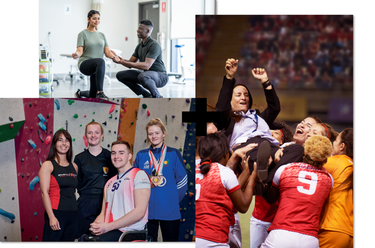 collage of 3 | sport therapist | UHI Perth sport students | coach collage of 3 | sport therapist | UHI Perth sport students | coach