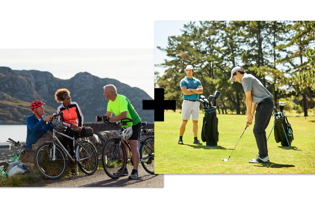 collage of 2 | adventure tourism | golf collage of 2 | adventure tourism | golf